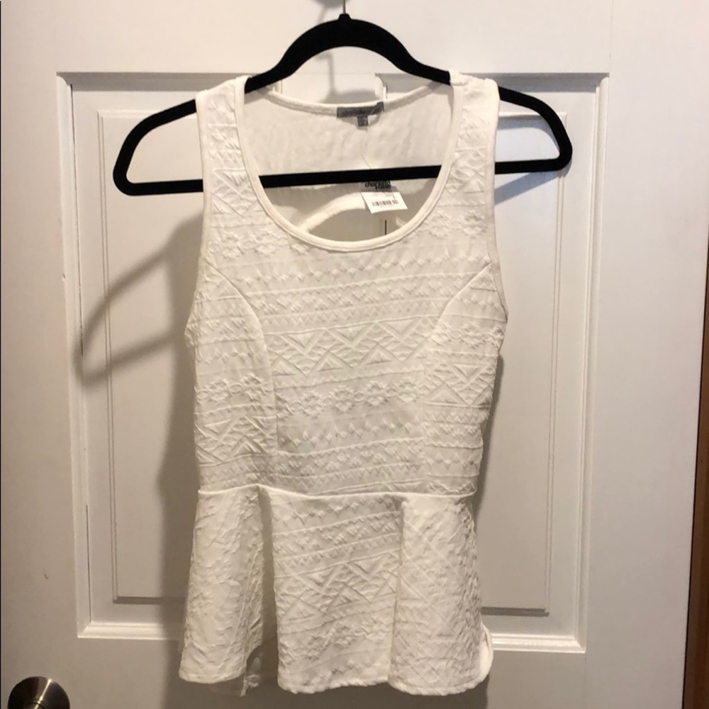 Charlotte Russe Peplum Top
